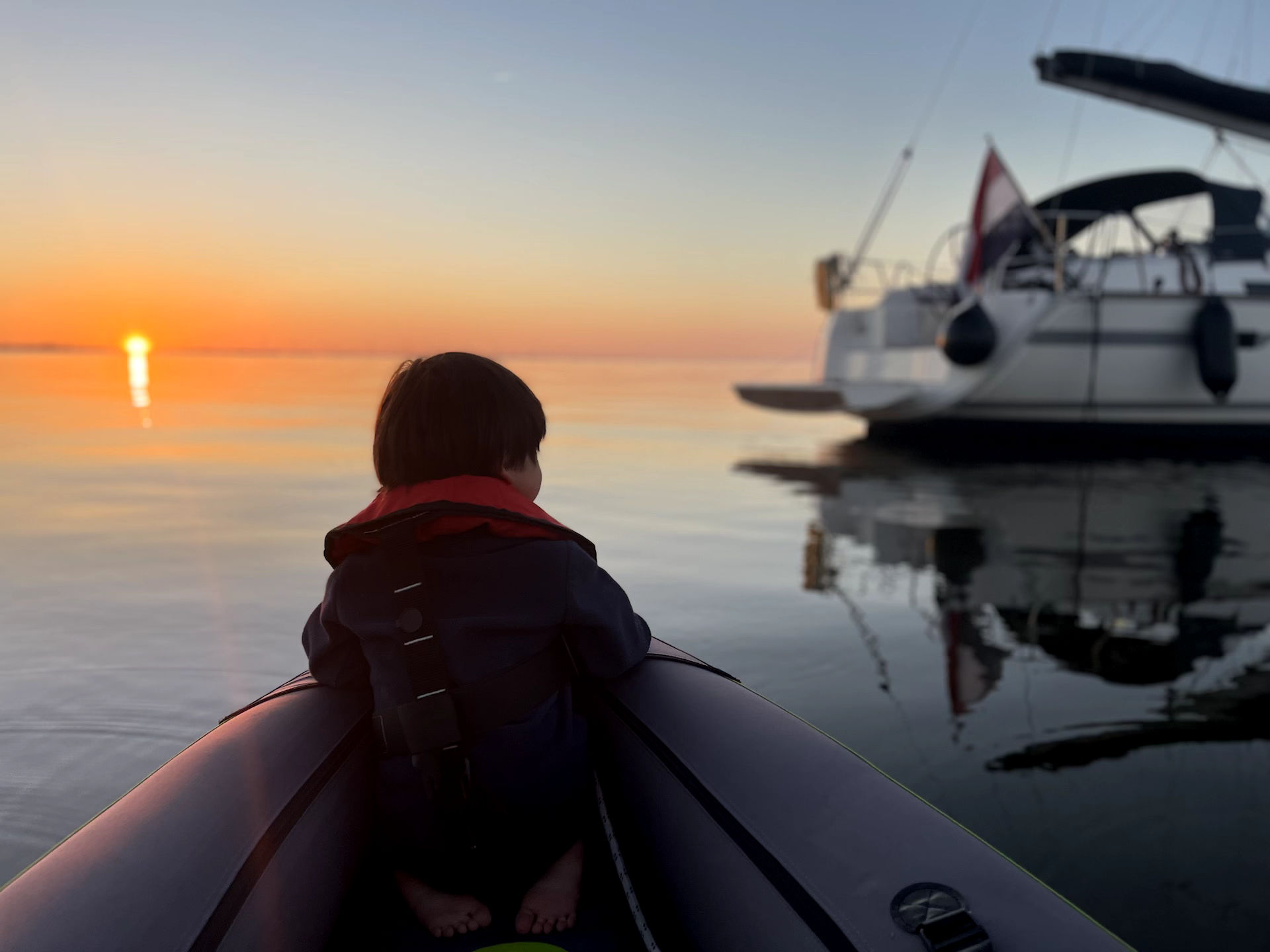 Quiet evening on the water